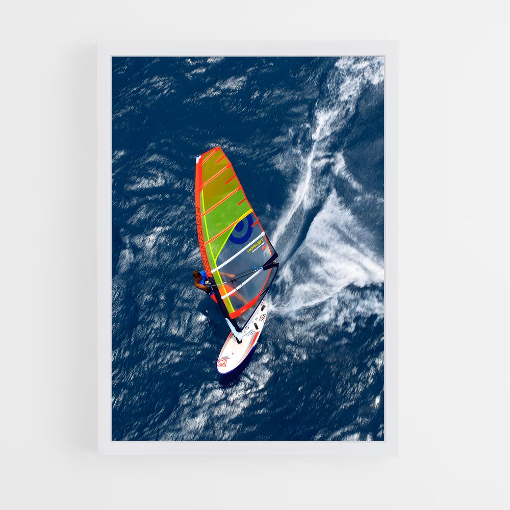 Poster Antoine albeau – affiche Planche à voile (vue 3)